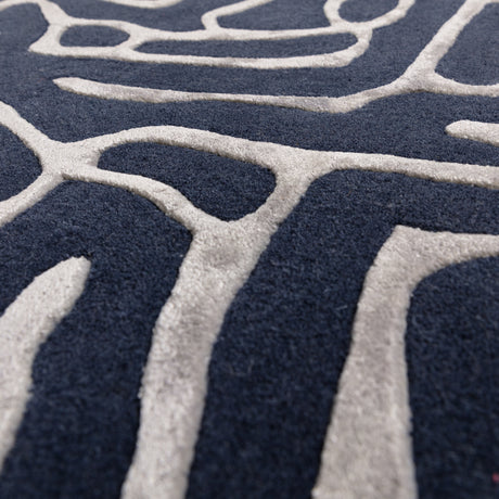 Katherine Carnaby Coral Blue Rug - Image 3