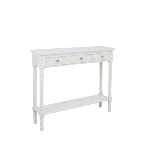 Delta White Medium Console Table