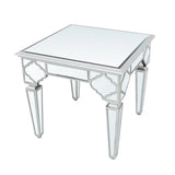 Marrakech Mirror End Table Silver
