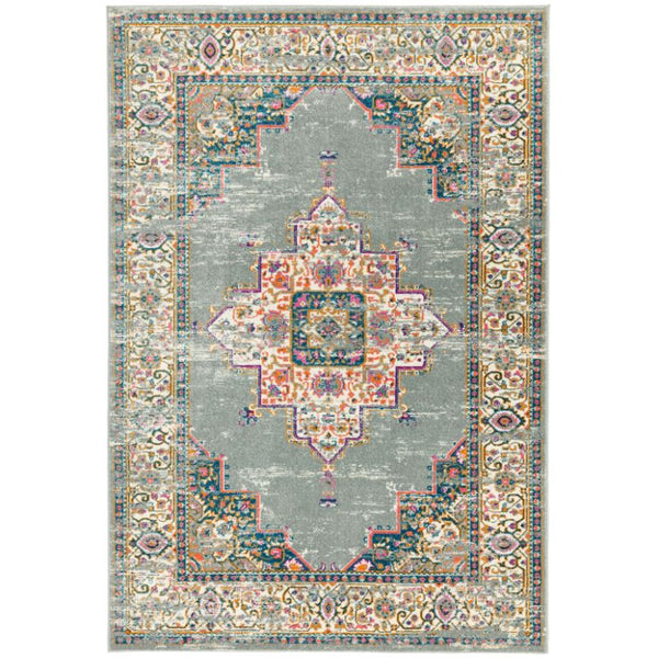 Colt CL02 Medallion Grey Rug - Image 1
