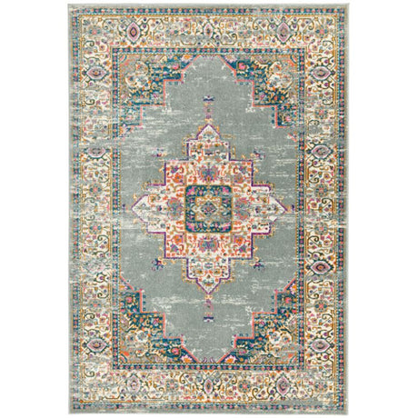 Colt CL02 Medallion Grey Rug - Image 1