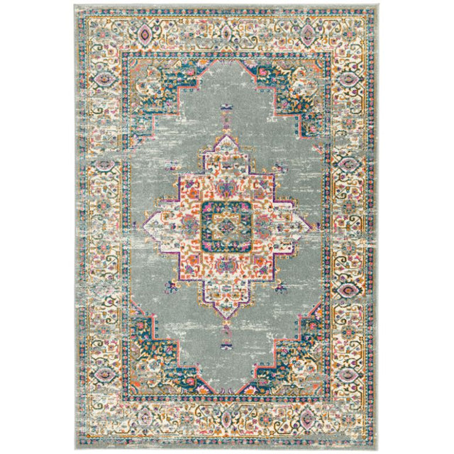 Colt CL02 Medallion Grey Rug - Image 1