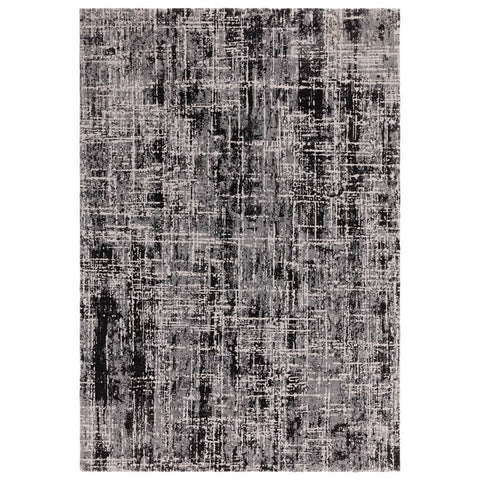 Kuza Abstract Black Rug - Image 1