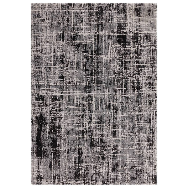 Kuza Abstract Black Rug - Image 1