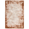 Kuza Border Terracotta Rug - Image 1