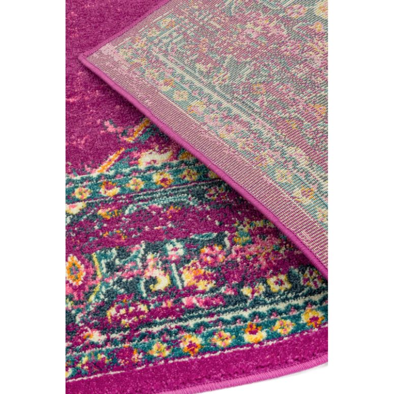 Colt CL04 Medallion Fuchsia Rug - Image 4