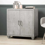 Venus 2-Door Cabinet Grey Elm