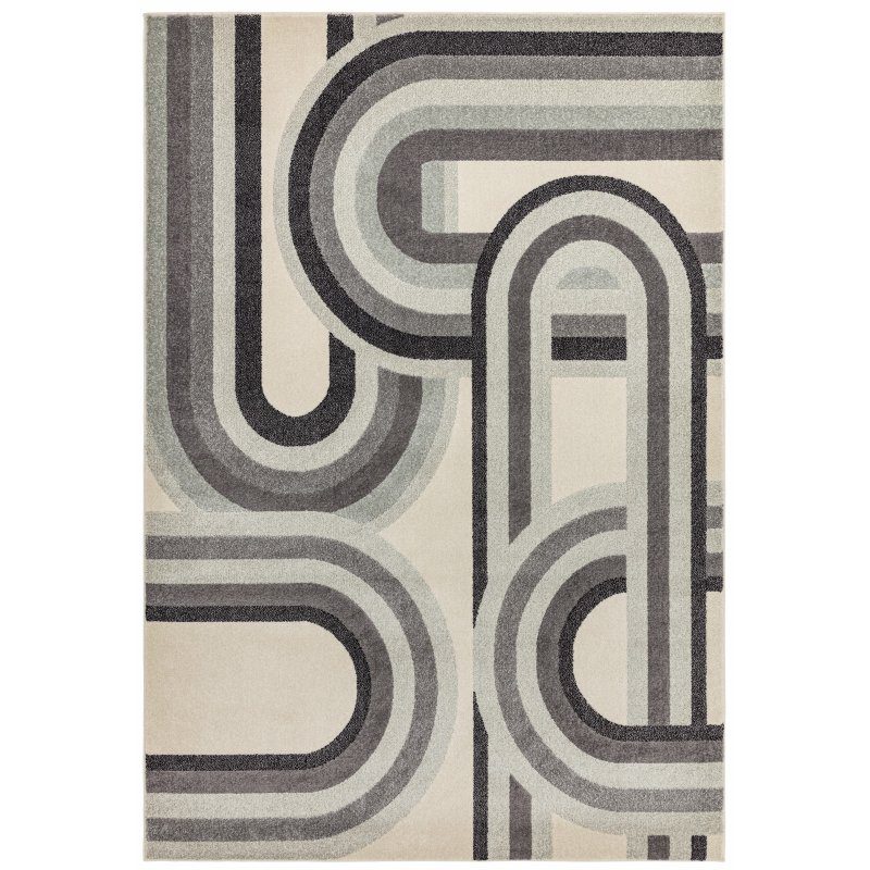 Nova Retro Grey Nv29 Rug