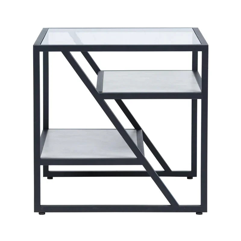 Ibarra Black and Grey End Table - KD