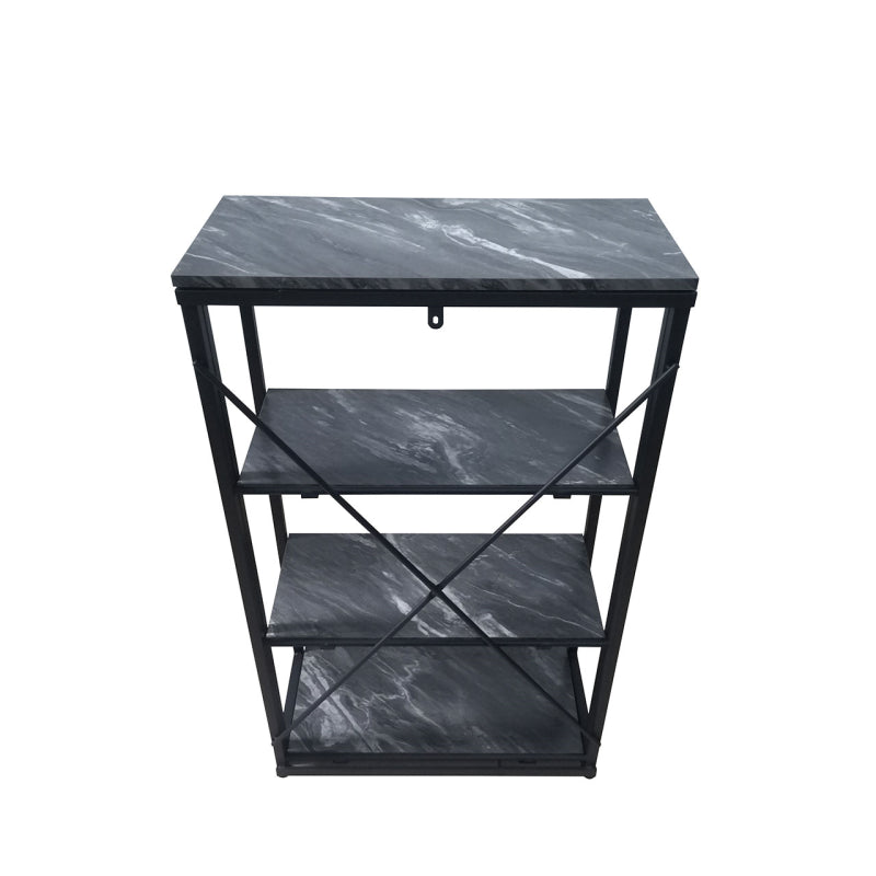 Alora 105cm 4-Tier Black Display Unit