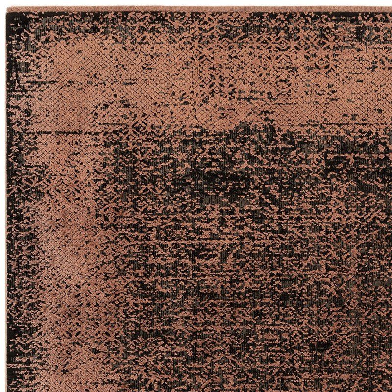 Elodie Terracotta/Black Rug