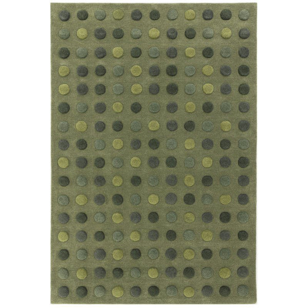 Dotty Green Rug