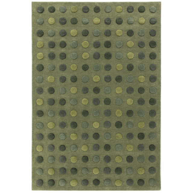 Dotty Rug Green Green Rug - Image 1