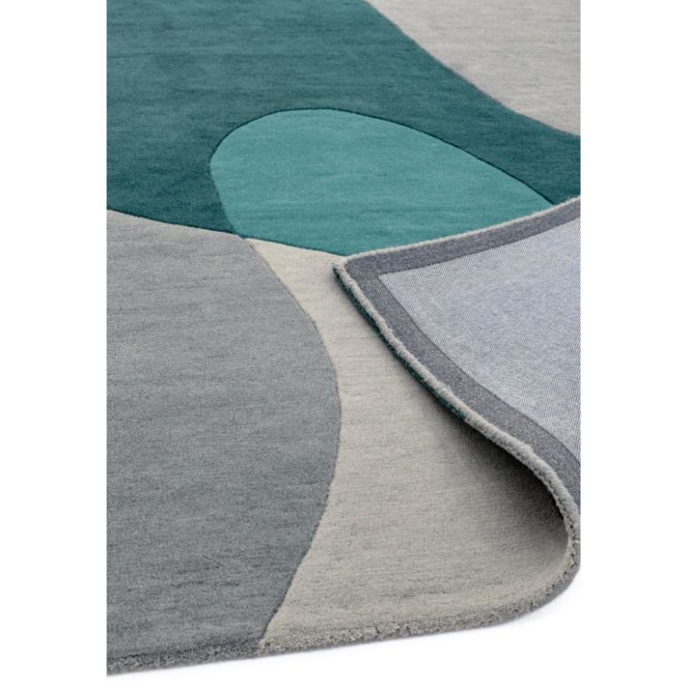 Matrix 57 Arc Teal Rug