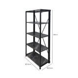 Alora 138cm 5-Tier Black Display Unit