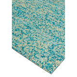 Elona Mosaic Cowhide Aqua Rug - Image 3