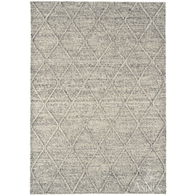 Katherine Carnaby Coast Diamond 03 Grey Marl Rug - Image 1