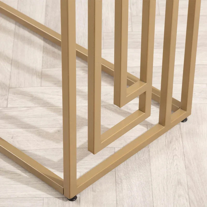 Devon Cream and Gold Console Table