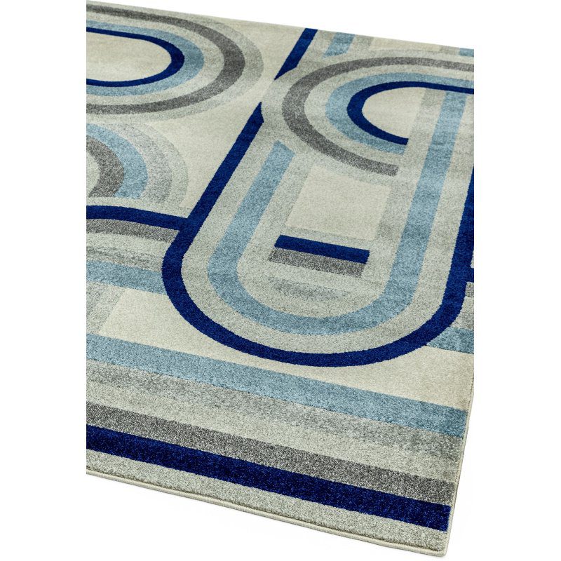 Nova Retro Blue Nv30 Rug