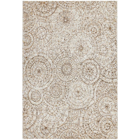 Xylo Hand Sewn Cowhide Laser Design Rug - Image 1