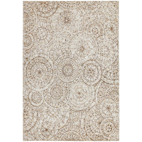 Xylo Hand Sewn Cowhide Laser Design Rug - Image 1