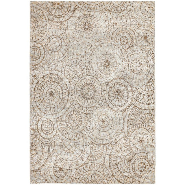 Xylo Hand Sewn Cowhide Laser Design Rug - Image 1