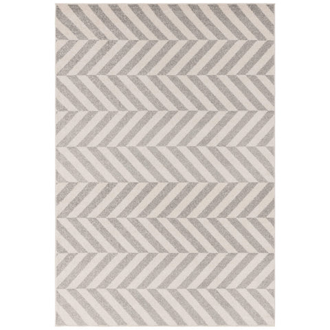 Muse Grey Chevron Rug MU07 Rug - Image 1