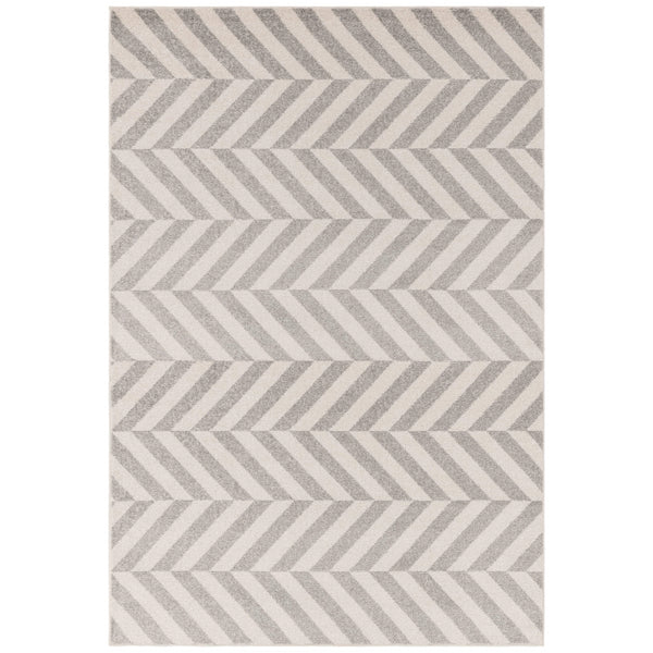 Muse Grey Chevron Rug MU07 Rug - Image 1