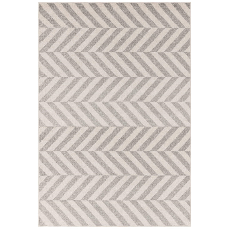 Muse Grey Chevron Rug MU07 Rug - Image 1