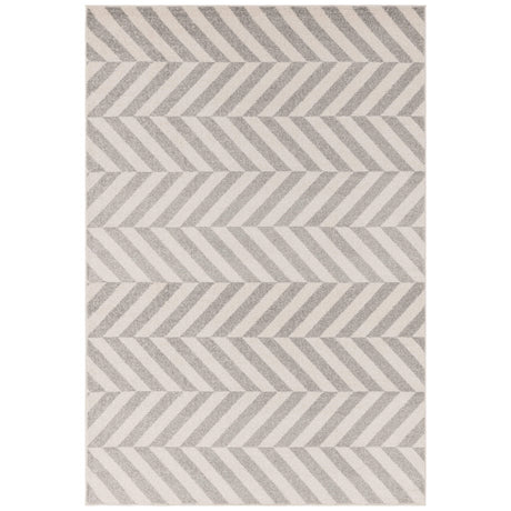 Muse Grey Chevron Rug MU07 Rug - Image 1