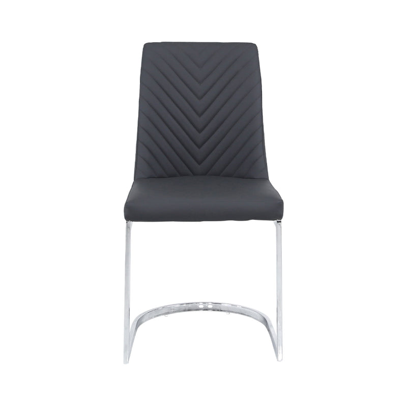 Chevron Grey Dining Chair
