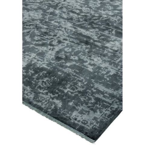 Zehraya Ze07 Charcoal Abstract Rug
