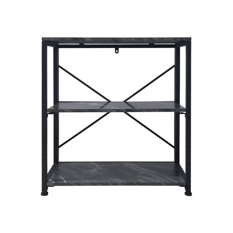 Alora 72cm 3-Tier Black Display Unit