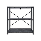 Alora 72cm 3-Tier Black Display Unit