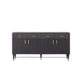 Elton 4 Drawer 4 Door Sideboard Espresso
