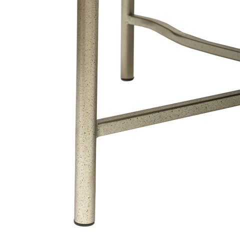 40cm Champagne Coffee Table with Leaves Design KD Legs