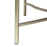 40cm Champagne Coffee Table with Leaves Design KD Legs