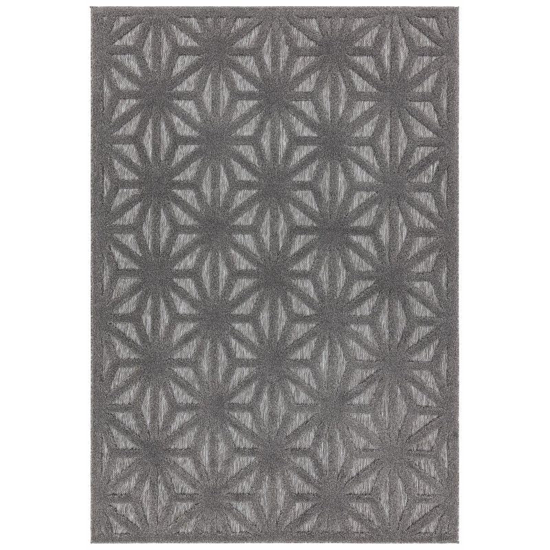 Salta Sa01 Anthracite Star Rug