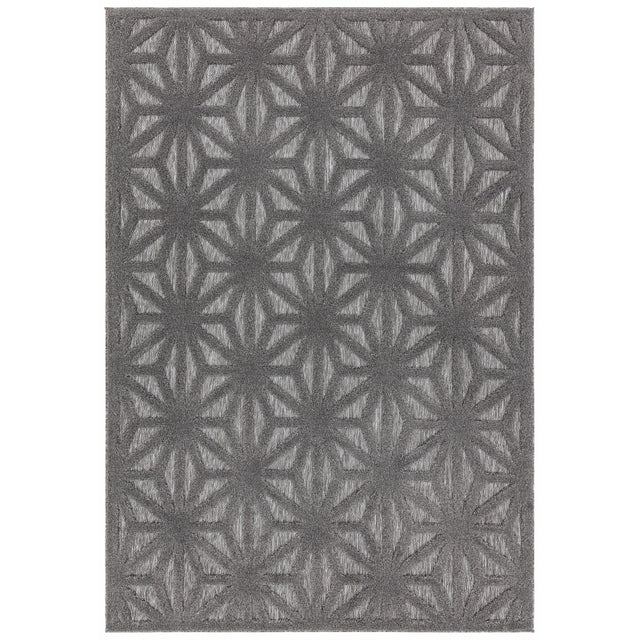 Salta SA01 Anthracite Star Rug - Image 1