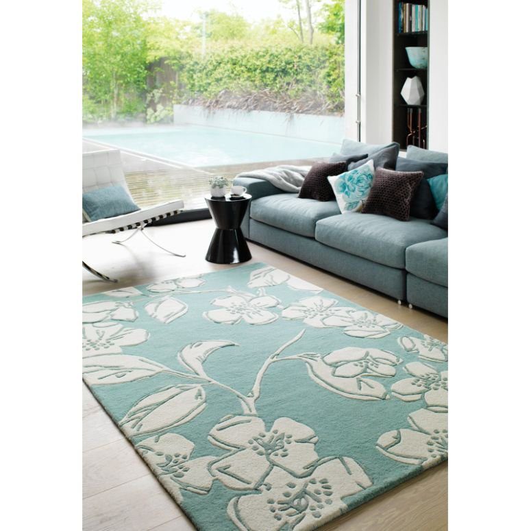 Matrix 12 Devore Blue Rug