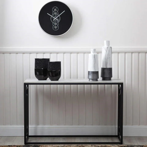 Devon Black and Grey Console Table - KD