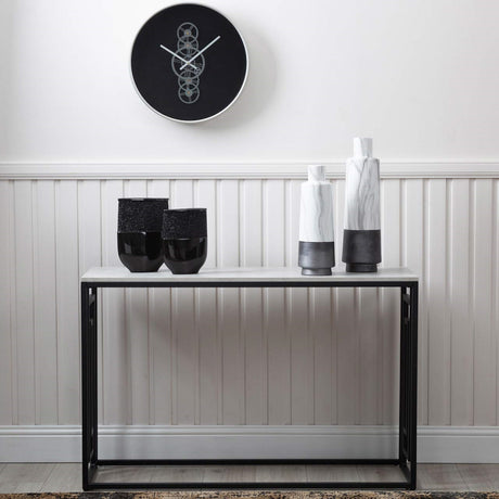 Devon Black and Grey Console Table - KD