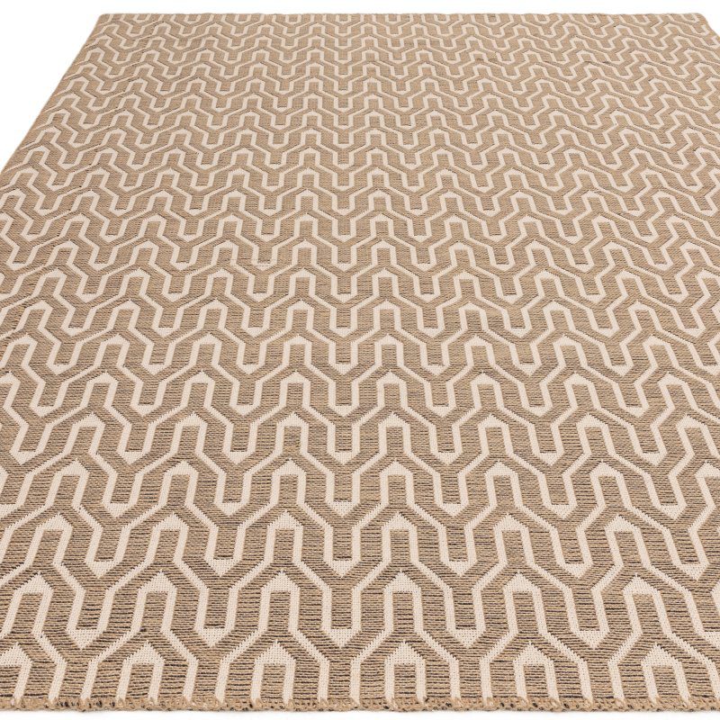 Global Cream Lattice Rug
