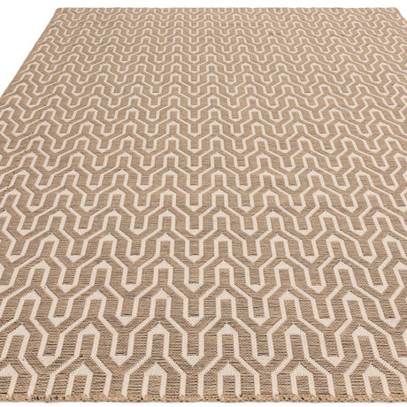 Global Cream Lattice Rug