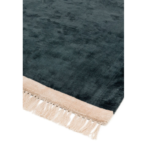 Elgin Petrol/ Pink Border Rug - Image 2