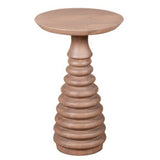 Valencia Cane & Mango Wood Side Table with lacquered finish