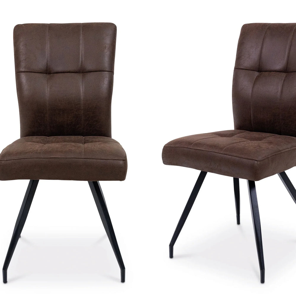 Elegant Antique Ebony Dining Chair with Black Legs for Modern Interiors