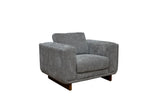 Selby Fabric Armchair - Grey