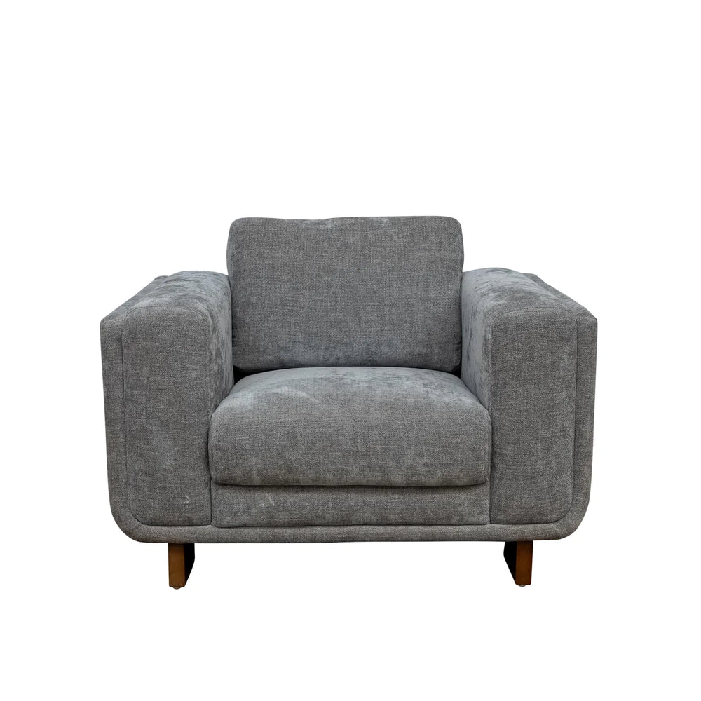 Selby Fabric Armchair - Grey