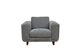 Selby Fabric Armchair - Grey